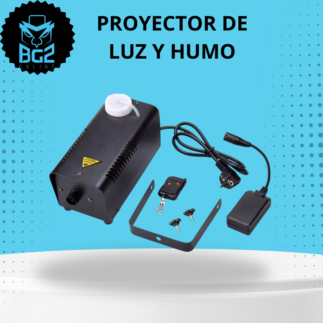 PROYECTOR DE LUZ Y HUMO